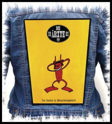 DIE ARZTE - Die Bestie in Menschengestalt -- backpatch.jpg