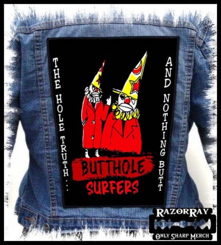 BUTTHOLE SURFERS - The Hole Truth... -- backpatch back patch.jpg