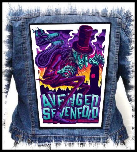 AVENGED SEVENFOLD - Red Eyes -- backpatch back patch.jpg