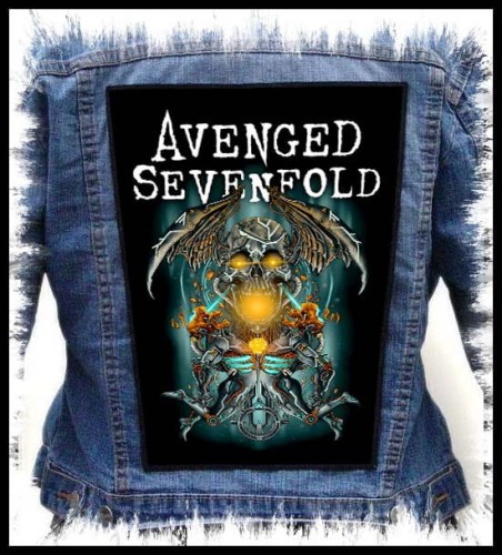 AVENGED SEVENFOLD - Robots -- backpatch back patch.jpg