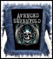 AVENGED SEVENFOLD - Skull #2 -- backpatch back patch.jpg