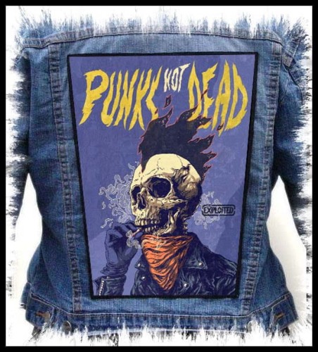 THE EXPLOITED - Punks Not Dead -- backpatch back patch.jpg