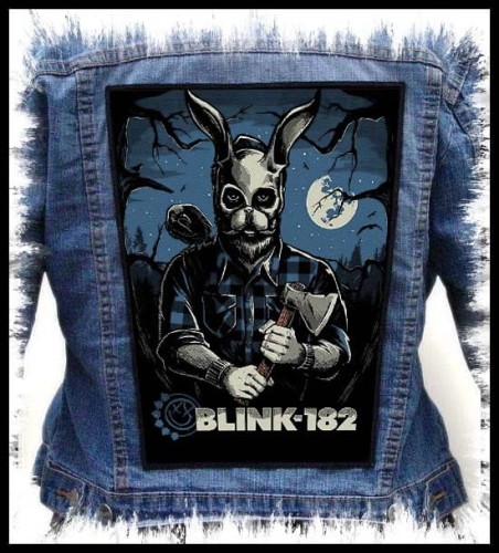 BLINK 182 - Woodcutter -- backpatch back patch.jpg