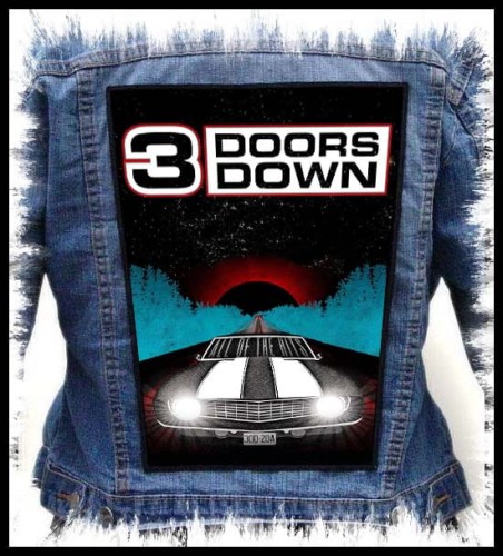 3 DOORS DOWN - Car -- backpatch back patch.jpg