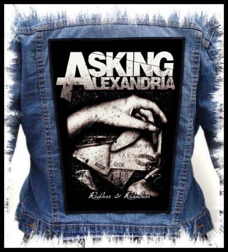 ASKING ALEXANDRIA - Reckless &amp; Relentless -- backpatch back patch.jpg