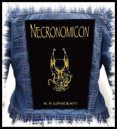 HP LOVECRAFT - Necronomicon -- backpatch back patch.jpg