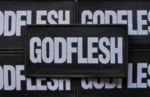 Naszywka GODFLESH - Logo  [black] 