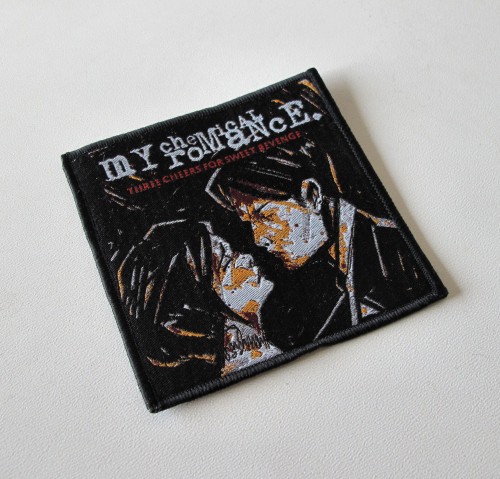 MY CHEMICAL ROMANCE - Three Cheers for Sweet Revenge [black] -- woven patch.JPG