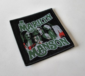Naszywka Tkana MARILYN MANSON [black] -- woven patch