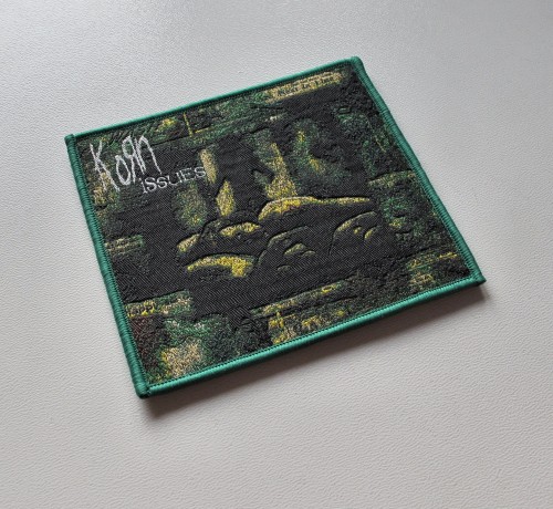 KORN  - Issues #2 [green] -- woven patch.JPG