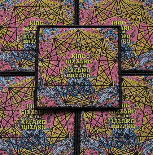 KING GIZZARD AND THE LIZARD WIZARD - Nonagon Infinity [black] -- woven patch.JPG