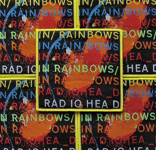 RADIOHEAD - In Rainbows [yellow]  -- woven patch.JPG