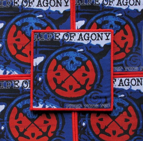 LIFE OF AGONY - River Runs Red [red] -- woven patch.JPG