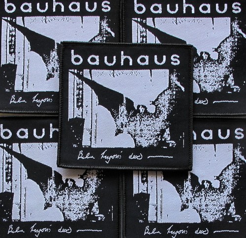 BAUHAUS - Bela Lugosi's Dead [black] -- woven patch.JPG