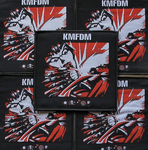 KMFDM - Symbols [black] -- woven patch.JPG