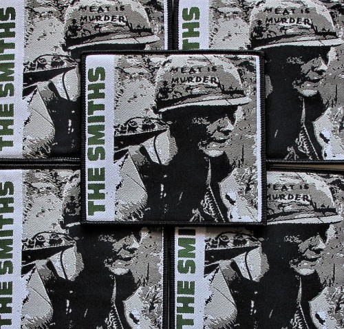 THE SMITHS - Meat Is Murder [black] -- woven patch.JPG