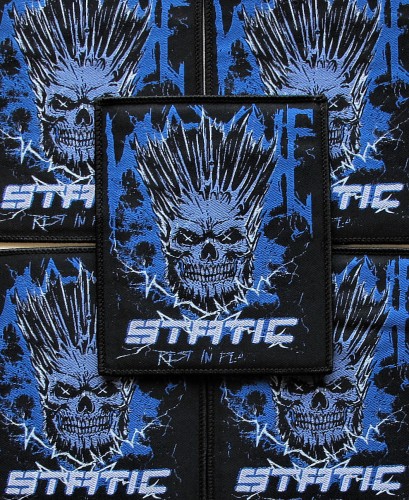 STATIC-X - Rest In Peace [black] -- woven patch.JPG