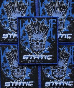 Naszywka STATIC-X - Rest In Peace [blue]