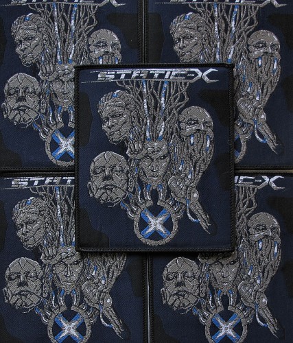 STATIC-X - Heads [black] -- woven patch.JPG
