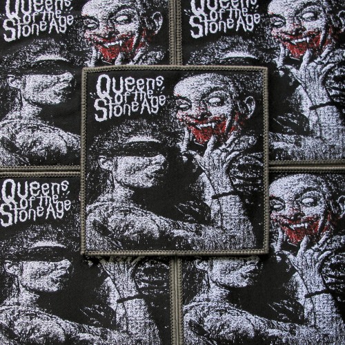 QUEENS OF THE STONE AGE - Vampire [gray] --  woven patch.JPG