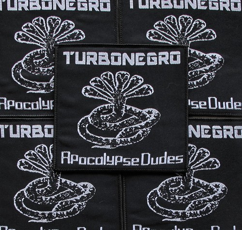 TURBONEGRO - Apocalypse Dudes [black] -- woven patch.JPG