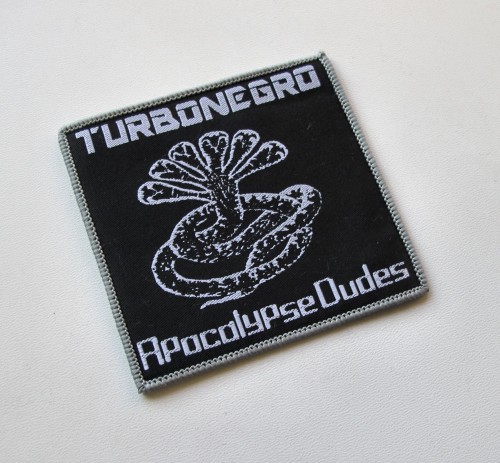 TURBONEGRO - Apocalypse Dudes [gray] -- woven patch A.JPG