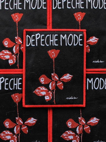 DEPECHE MODE -  Violator [red] -- woven patch.JPG
