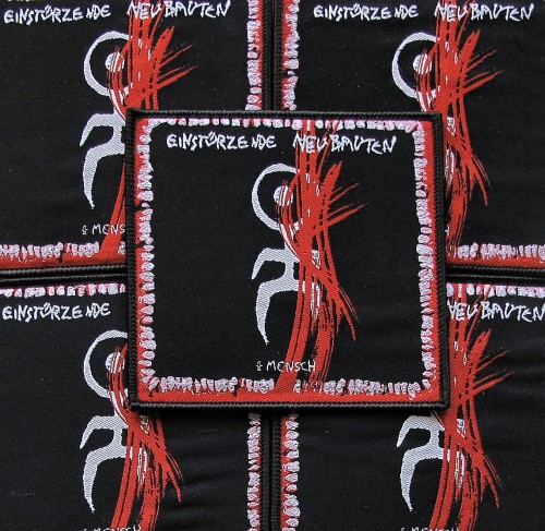 EINSTURZENDE NEUBAUTEN - ½ Mensch [black] -- woven patch.JPG
