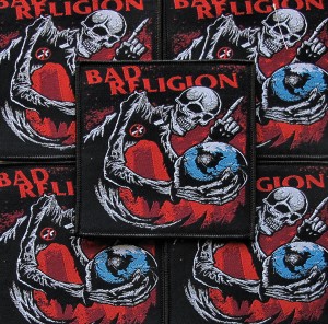 Naszywka BAD RELIGION - Globe [black]