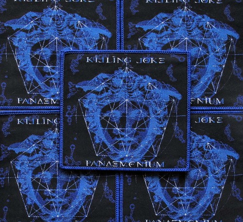 KILLING JOKE - Pandemonium [blue] -- woven patch.JPG