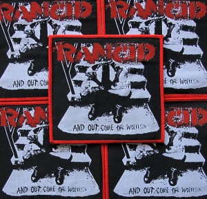 Naszywka RANCID - ...And Out Come the Wolves [red]