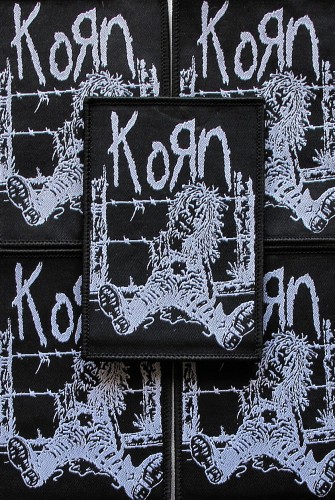 KORN - Korn [black] -- woven patch.JPG