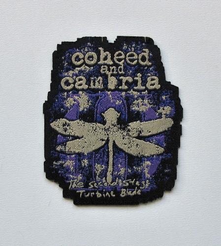 COHEED AND CAMBRIA - The Second Stage Turbine Blade [laser cut] -- woven patch.JPG