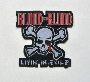 Naszywka BLOOD FOR BLOOD - Livin' in Exile [laser cut]