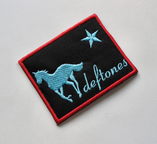 DEFTONES - White Pony [iron on] -- Embroidered Patch.jpg