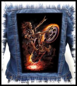 BIKER FROM THE GRAVE -- Backpatch