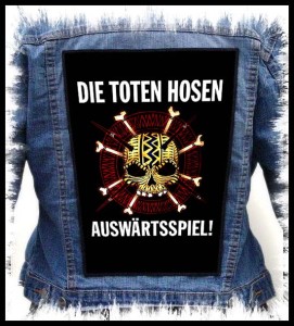 DIE TOTEN HOSEN - Auswärtsspiel -- Backpatch