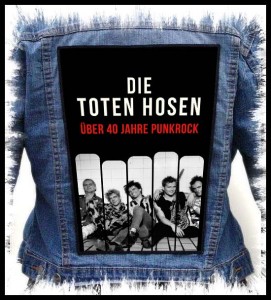 DIE TOTEN HOSEN - Uber 40 Jahre Punkrock -- Backpatch