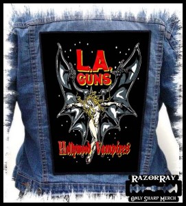 L.A. GUNS - Hollywood Vampires  -- Backpatch