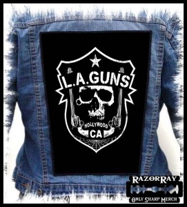 L.A. GUNS - Logo  -- Backpatch