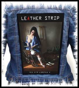 LEATHER STRIP - Yes I'm Very Limited -- Backpatch