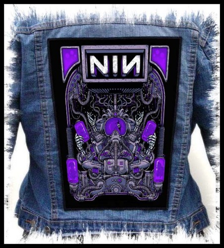 NINE INCH NAILS - Robot -- backpatch back patch.jpg