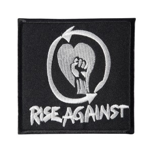 RISE AGAINST - Logo [iron on] -- Embroidered Patch