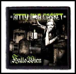 KITTY IN A CASKET - HalloWien -- Patch