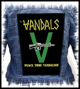 THE VANDALS - Peace Thru Vandalism -- Backpatch