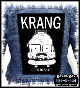 KRANG - Krang Goes To Skate -- backpatch