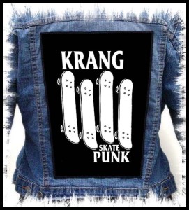 KRANG - Skate Punk -- backpatch