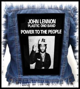 JOHN LENNON - Plastic Ono Band Power to the People -- Backpatch