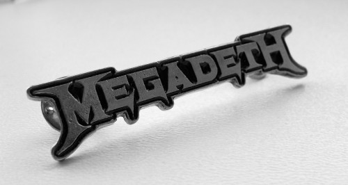 MEGADETH - Logo -- metal pin.JPG