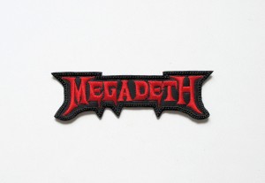 MEGADETH - Shaped Logo No Outline -- Embroidered Patch